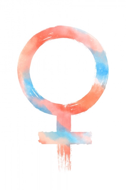 Female Symbol Watercolor