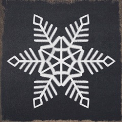 Chalkboard Snowflake I
