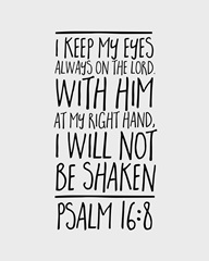 Psalm 16:8