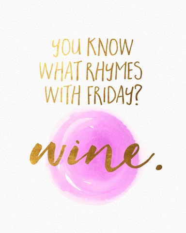 What rhymes with Friday?