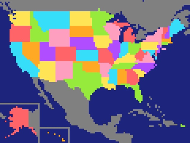 Pixel US Map