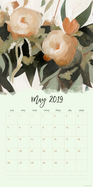 Self-Adhesive Art Calendar - May by Emma Scarvey