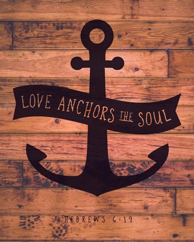 Handlettered Bible Verse - Hebrews 6:19