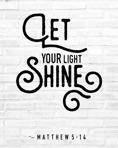 Handlettered Bible Verse - Matthew 514