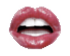 Lips - Halftone