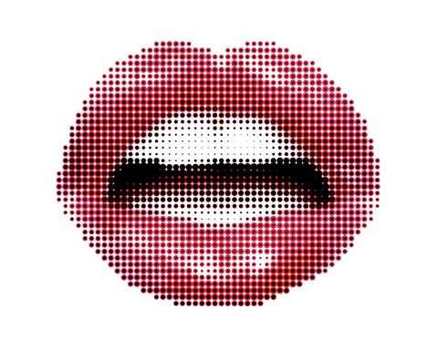 Lips - Halftone