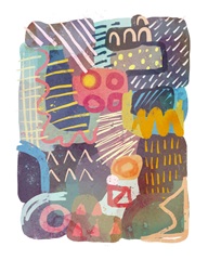 Maximalist - Pastel Graffiti II