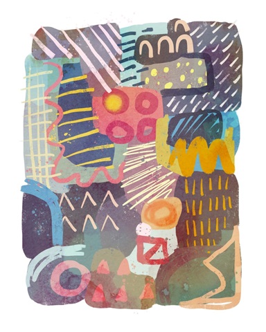 Maximalist - Pastel Graffiti II