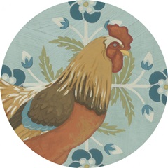 Cottage Roosters Collection C