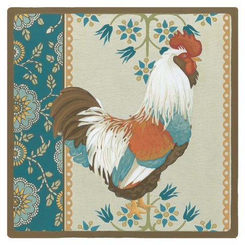Cottage Roosters Collection P