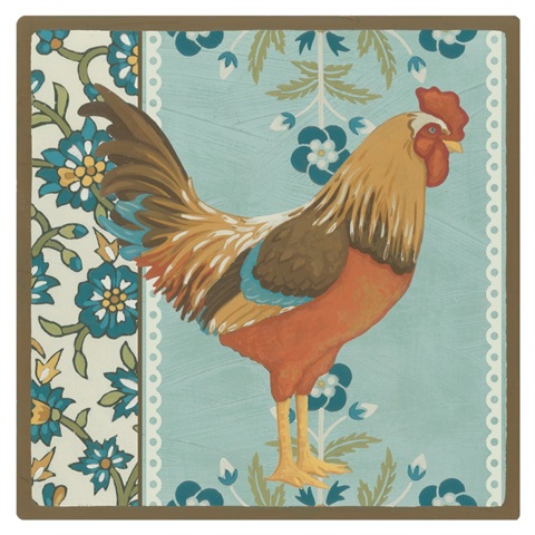 Cottage Roosters Collection R