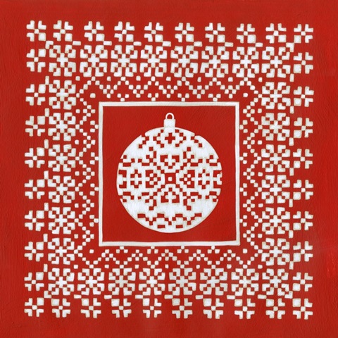 Fair Isle Snowflake Collection I