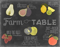 Blackboard Fruit Collection A