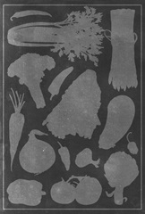 Blackboard Veggies Collection E