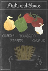 Blackboard Veggies Collection F