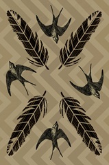 Hipster Feathers Collection E