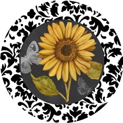 Ornate Sunflowers Collection L