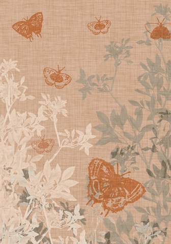 Flowers and Butterflies Collection E