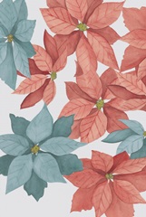 Christmas Poinsettias Collection E