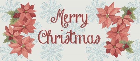 Christmas Poinsettias Collection H