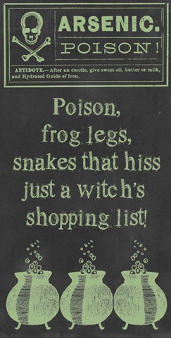 Spooky Chalkboard Collection B