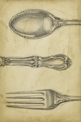 Tableware Sketches Collection D