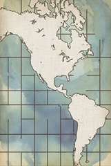 Watercolor Map Collection F