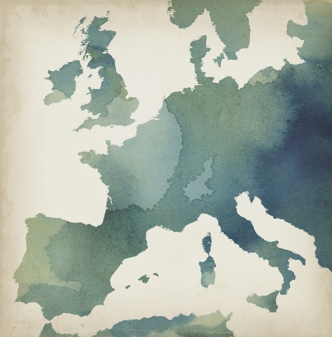 Watercolor Map Collection G
