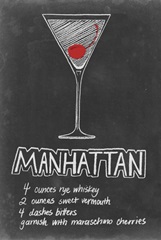 Chalkboard Cocktails Collection D