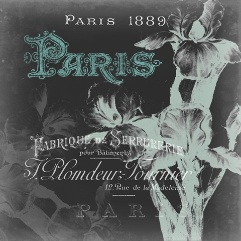 Chalkboard Paris Collection F