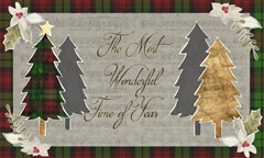 Collaged Christmas Collection A