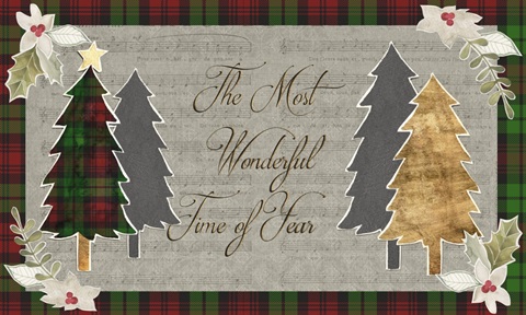 Collaged Christmas Collection A