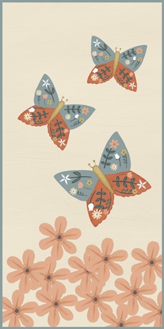Folk Butterfly Collection A