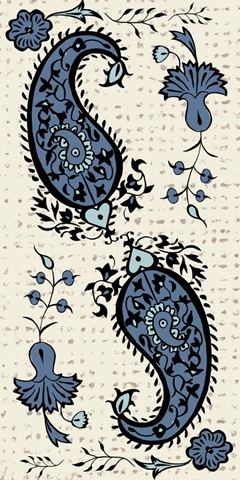 Block Print Tapestry Collection B