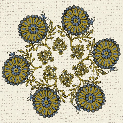 Block Print Tapestry Collection D