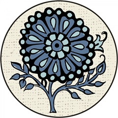 Block Print Tapestry Collection G