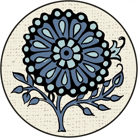 Block Print Tapestry Collection G