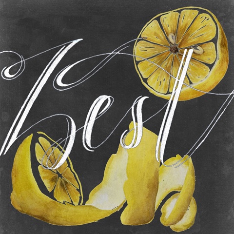 Chalkboard Citrus Collection A