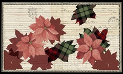 Plaid and Poinsettias Collection A