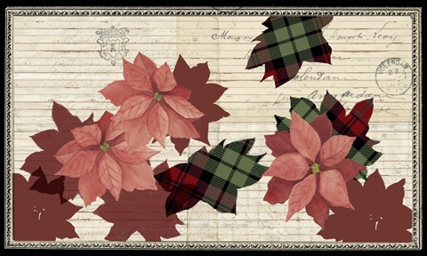 Plaid and Poinsettias Collection A