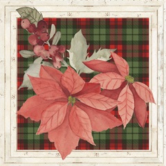 Plaid and Poinsettias Collection D