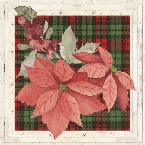 Plaid and Poinsettias Collection D