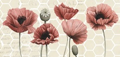 Poppies and Bees C