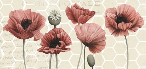 Poppies and Bees C