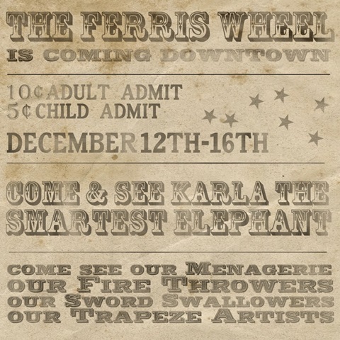 Vintage Circus Collection C