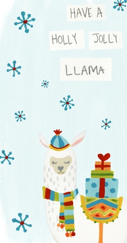 Fa-la-la-la Llama Collection B
