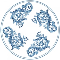 Indigo Bird and Branch Collection H