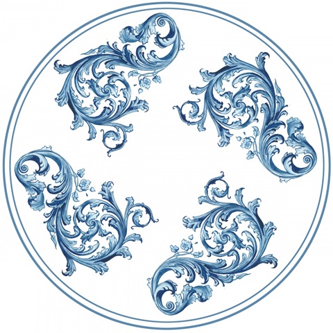 Indigo Bird and Branch Collection H