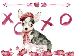 Puppy Valentine Collection A