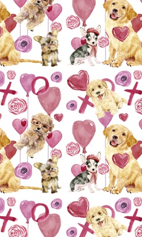 Puppy Valentine Collection E